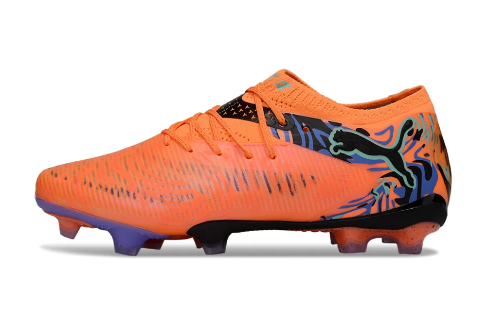 Chuteira Puma Future 8 Ultimate Low Campo FG - Laranja