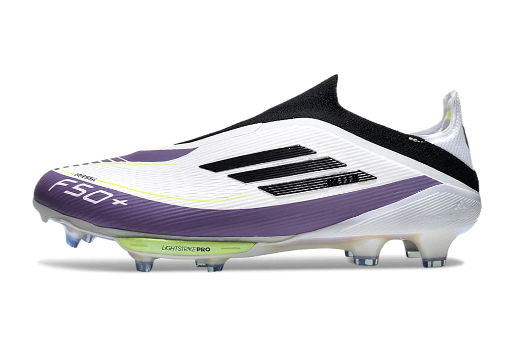 Chuteira Adidas F50 X Campo - Branco/Roxo