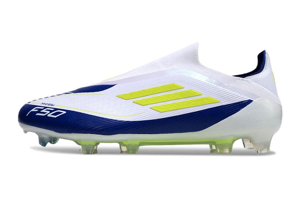 Chuteira Adidas F50 X Campo - Branco/Azul