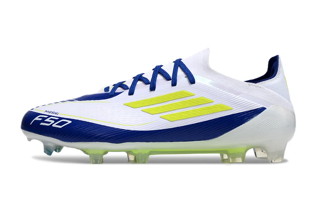 Chuteira Adidas F50+.1 Elite FG - Branco/Azul