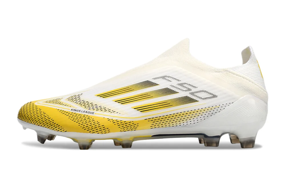 Chuteira Adidas F50 X Campo - Branco/Amarelo