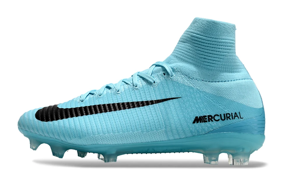 Chuteira Nike Mercurial Superfly 5 Elite Campo - Azul/Preto