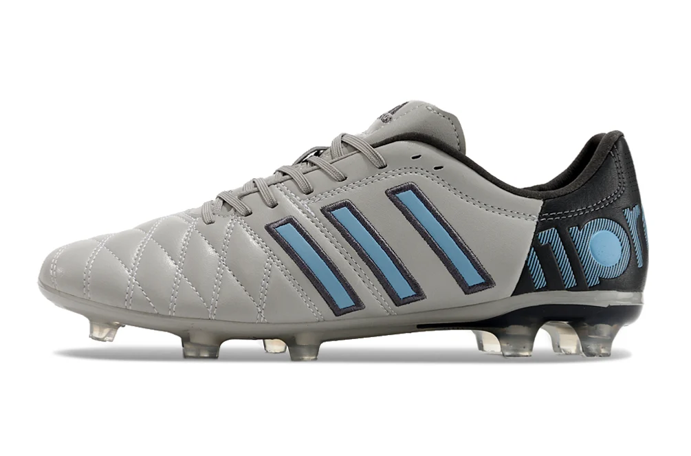 Chuteira Adidas Adipure 11Pro Campo FG - Cinza/Azul
