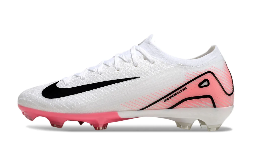 Chuteira Nike Air Zoom Mercurial Vapor 16 Elite FG - Branco/Rosa