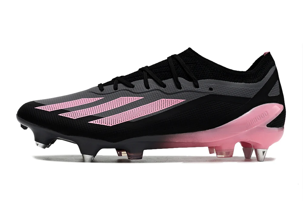 Chuteira Adidas X CrazyFast.1 SG - Preto/Rosa