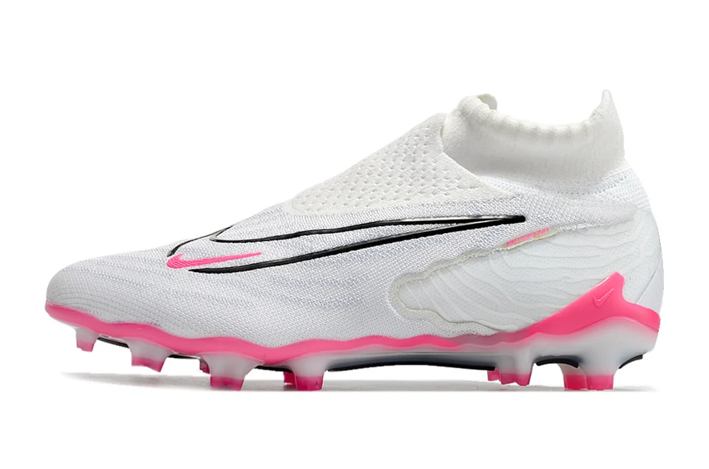 Chuteira Nike Campo Phantom GX Elite FG - Branco/Rosa