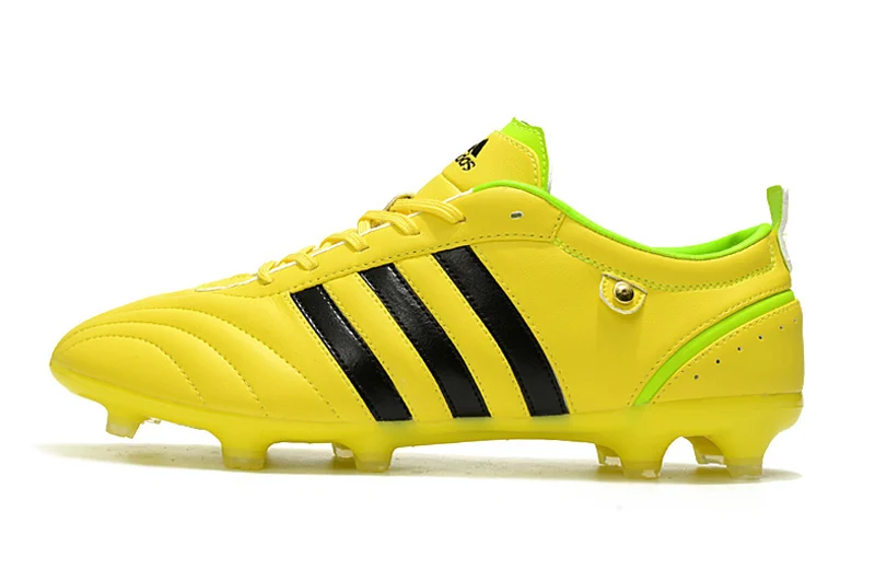 Chuteira Adidas Adipure Campo FG - Amarelo/Preto