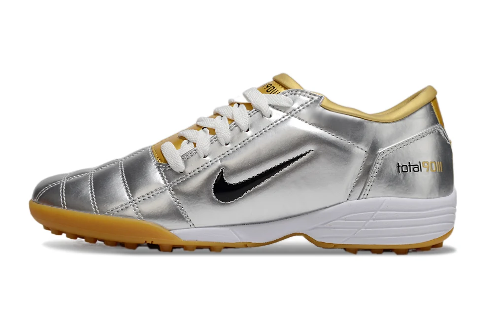 Chuteira Nike Total 90 Society - Prata/Dourado