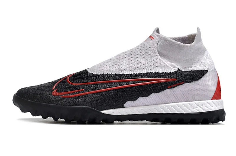 Chuteira Nike Phantom GX DF Society TF - Branco/Preto