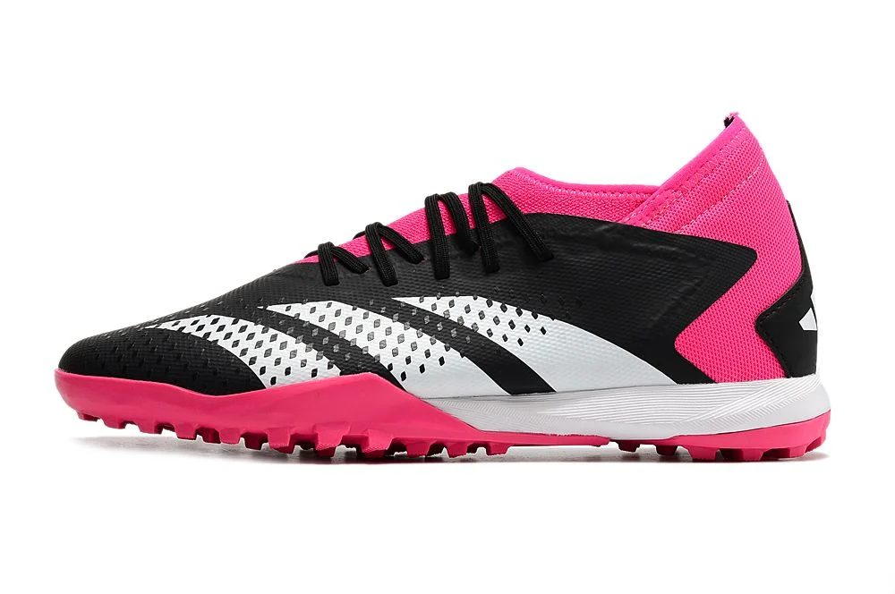 Chuteira Adidas Society Predator Accuracy.3 Society TF - Preto/Rosa
