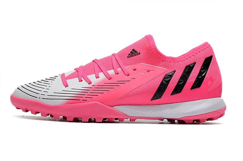 Chuteira Adidas Predator Edge.3 Low Society TF - Rosa