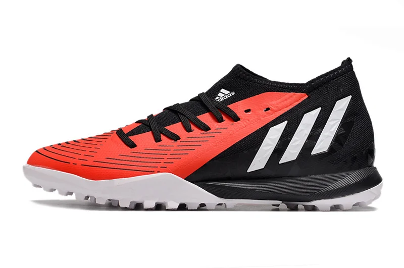 Chuteira Adidas Predator Edge.3 Society TF - Vermelho/Preto