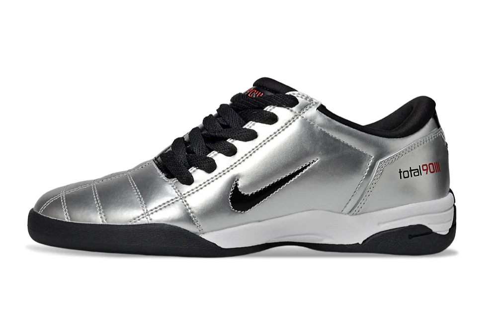 Chuteira Nike Total 90 Futsal - Prata/Preto