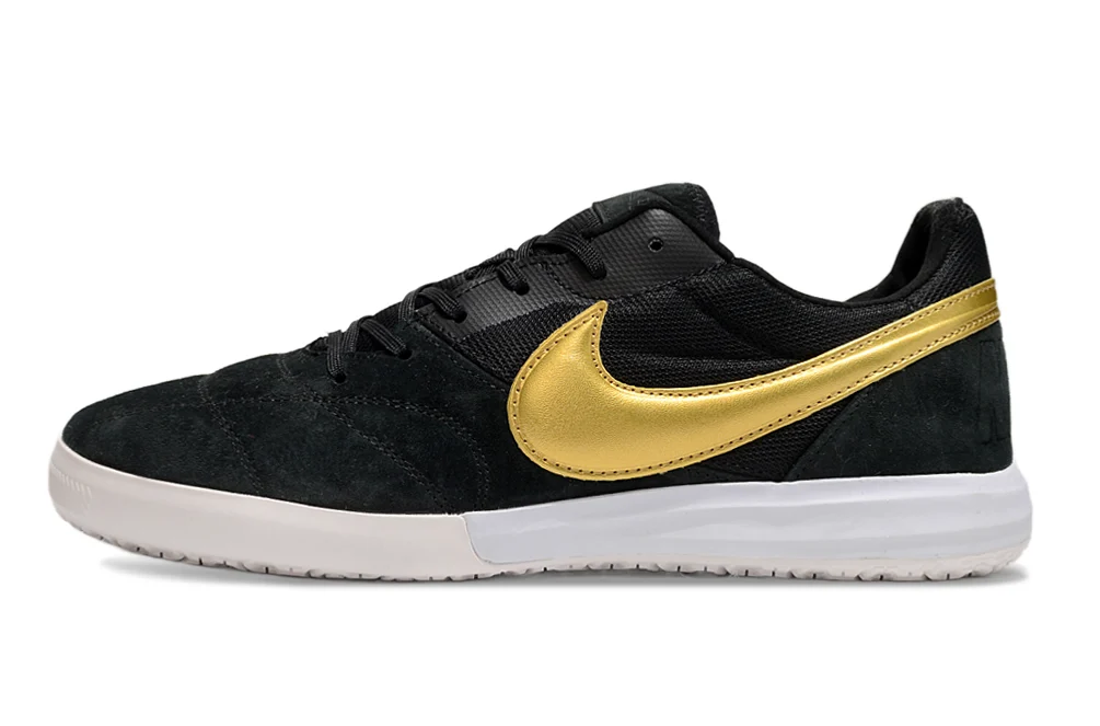 Chuteira Nike Gato Futsal - Preto/Dourado