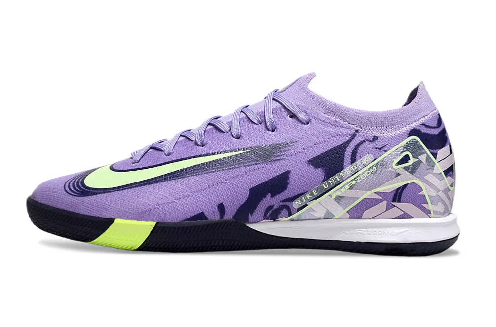 Chuteira Nike Mercurial Vapor 16 Elite Futsal - Preto/Roxo/Verde