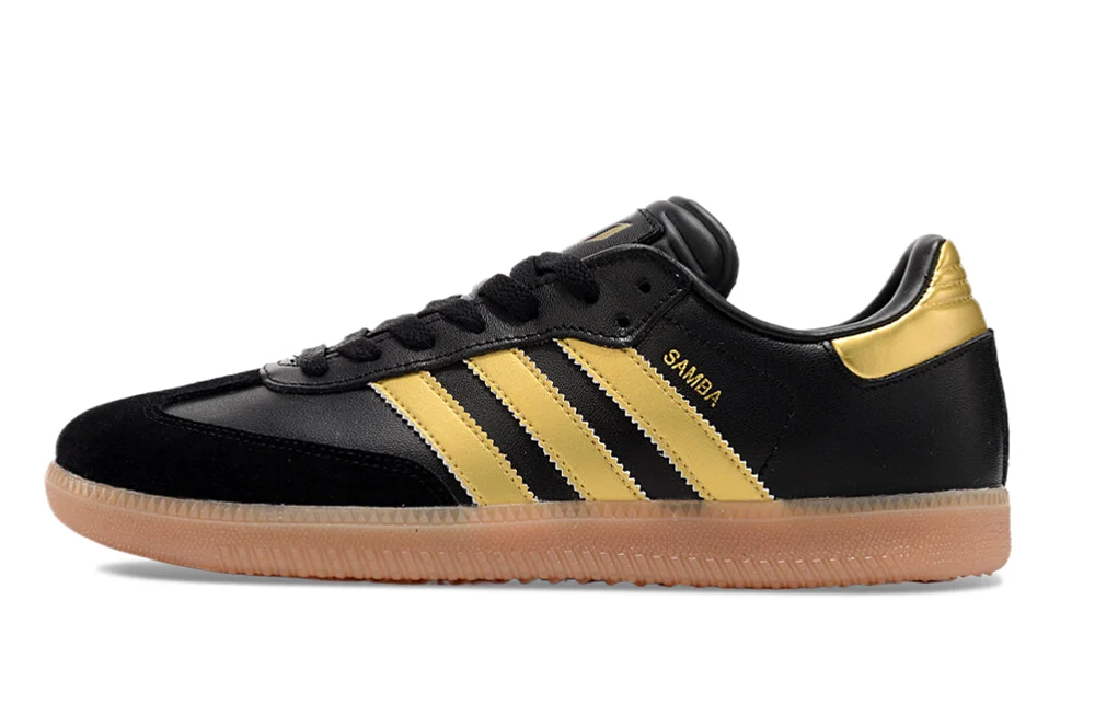 Chuteira Adidas Samba Futsal - Preto/Dourado