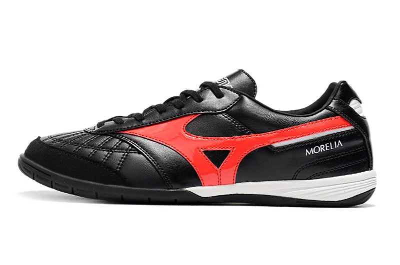 Chuteira Mizuno Morelia Sala Futsal - Preto/Vermelho