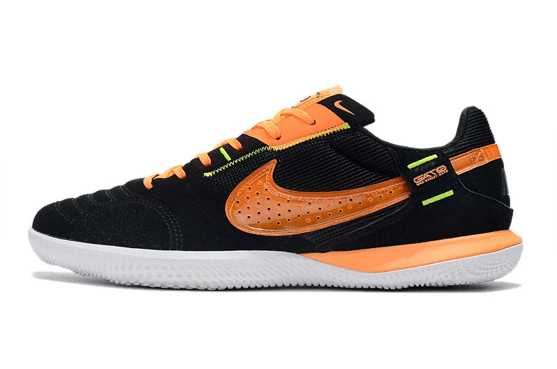 Chuteira Nike Street Gato Futsal IC - Preto/Laranja